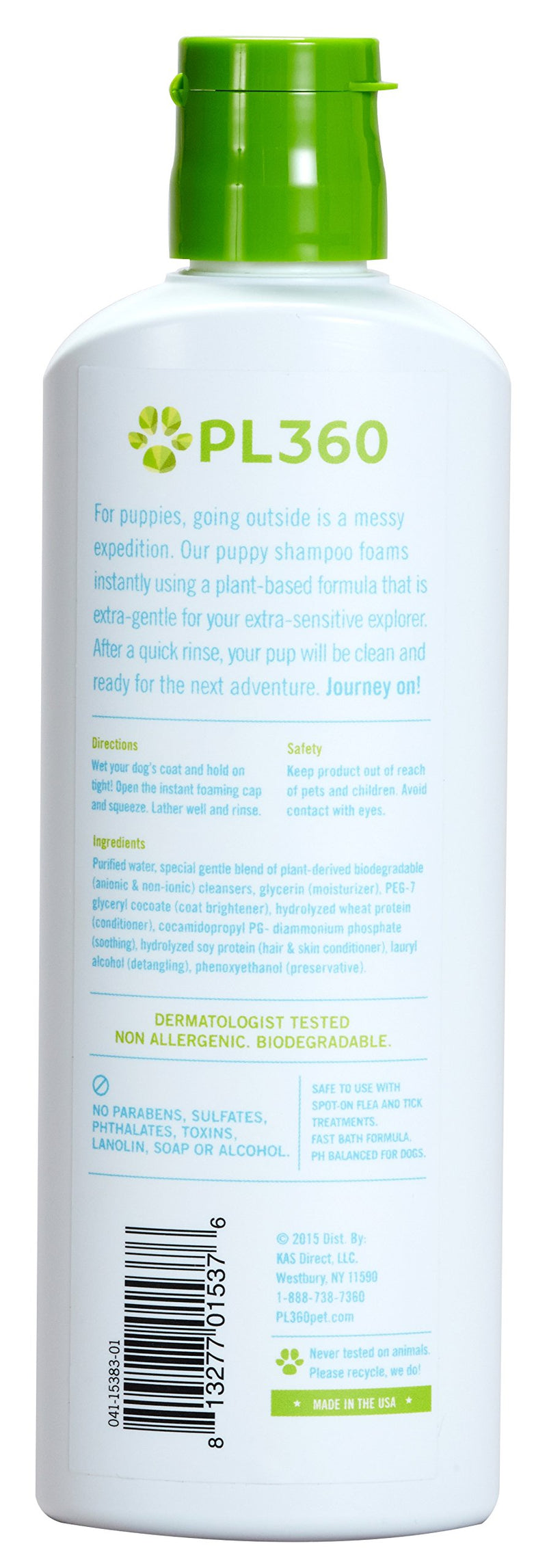 [Australia] - PL360 Foaming Dog Shampoo, 7 Ounce Puppy Foaming, Fragrance Free 