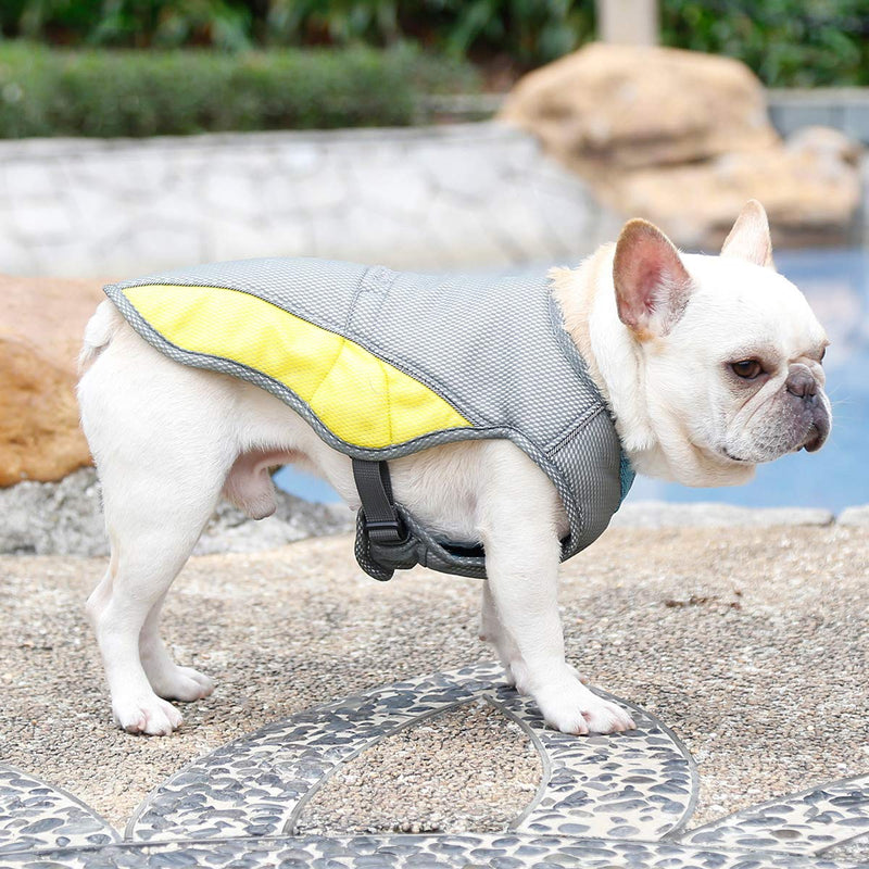 Rantow Dog Cooling Vest Harness Outdoor Puppy Cooler Jacket Reflective Safety Sun-Proof Pet Hunting Coat, Best for Small Medium Large Dogs XS(Chest 14.17"-17.33") - PawsPlanet Australia