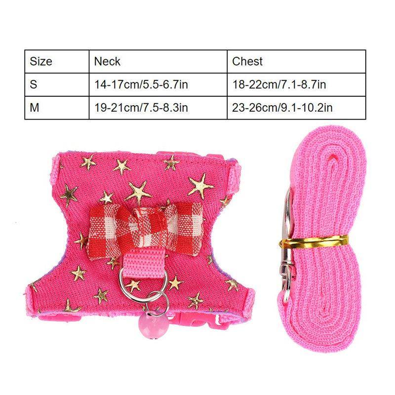 Small Animal Harness Pet Squirrel Vest Harness Small Animals Harness and Leash Set Hamster Harness Leash for Ferrets, Guinea Pigs, Small Animals (M) M - PawsPlanet Australia