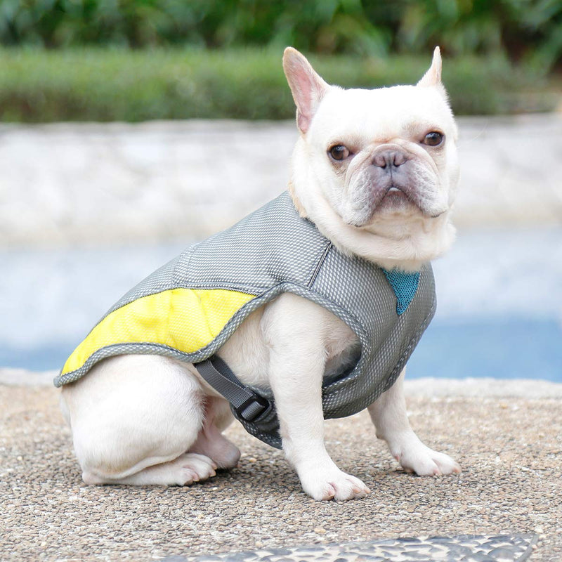Rantow Dog Cooling Vest Harness Outdoor Puppy Cooler Jacket Reflective Safety Sun-Proof Pet Hunting Coat, Best for Small Medium Large Dogs XS(Chest 14.17"-17.33") - PawsPlanet Australia