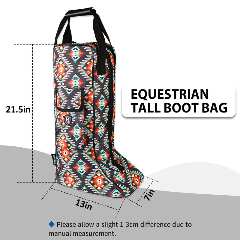 Harrison Howard Tall Boot Carry Bag Classic Leopard - PawsPlanet Australia