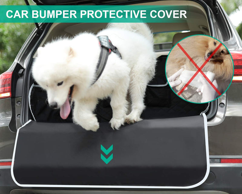 pecute Car Boot Liners for Dogs, SUV Boot Cover Protector – Waterproof, Dirt Resistant with Side and Bumper Protector Dog Cargo Liner for SUVs, Trucks(Small Size 185x102cm) S: 185 x 102 cm - PawsPlanet Australia
