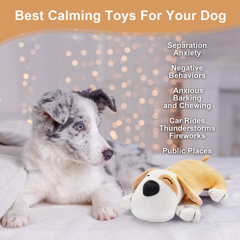 [Australia] - Moropaky Plush Dog Toy Heartbeat Puppy Toy to Separate Anxiety Relief for Puppy Calming Create Training Sleep Aid Behavioral Aid Dog Toys [ for Dogs Cats Pets ] 