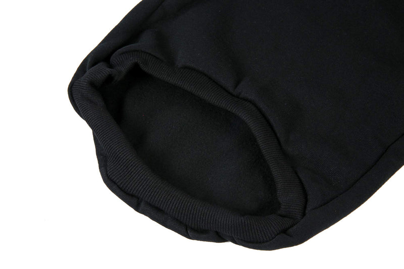 Blank Dog Sweatshirt Pet Hoodie for Puppy Small Dogs Doggie Clothes S Black - PawsPlanet Australia