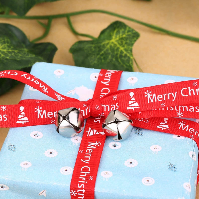 FINDIR 100pcs Small Bells for Crafts Christmas Metal Bells Silver Bells Small Jingle Bells 13mm Bells for Christmas Decoration DIY Crafts - PawsPlanet Australia
