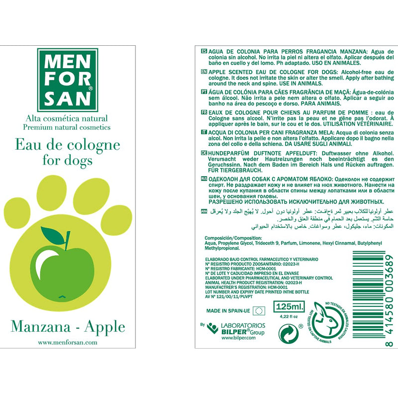 Menforsan - Water cologne for dogs - Apple - PawsPlanet Australia