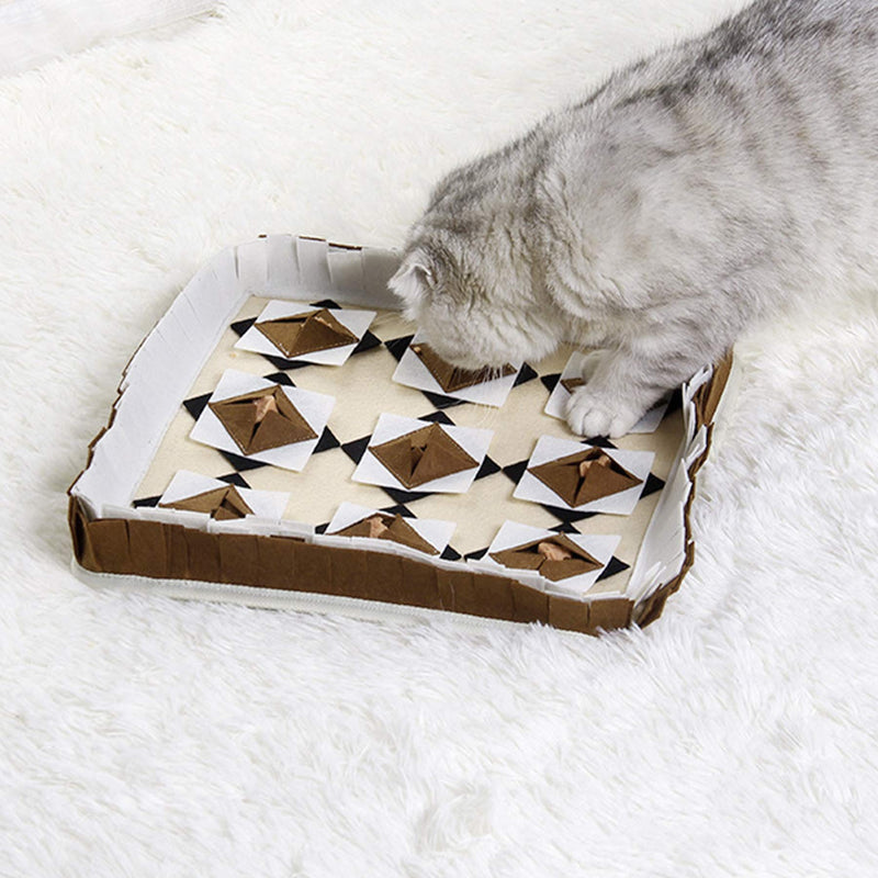 Alfie Pet - Shilla Snuffle Feeding Mat for Dogs Brown - PawsPlanet Australia