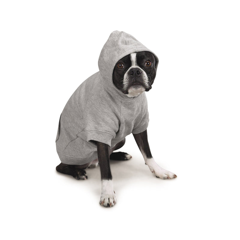 [Australia] - Zack & Zoey Basic Hoodie for Dogs Grey Medium 