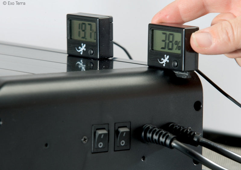 Exo Terra LED Rept-O-Meter Digital Combination Thermometer/Hygrometer - PawsPlanet Australia