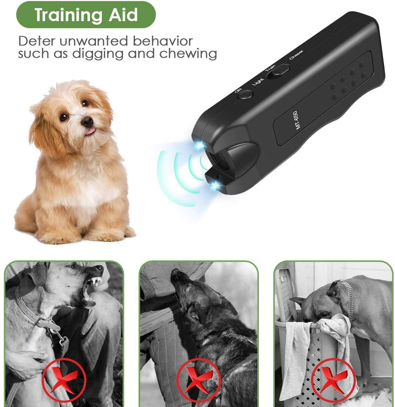 Anti Barking Control Device,Latest Ultrasonic Dog Bark Deterrent,Upgrade Mini Sonic Anti-bark Repellent 50 FT Range, Silencer No Bark Training Control Device Security for Dogs - PawsPlanet Australia