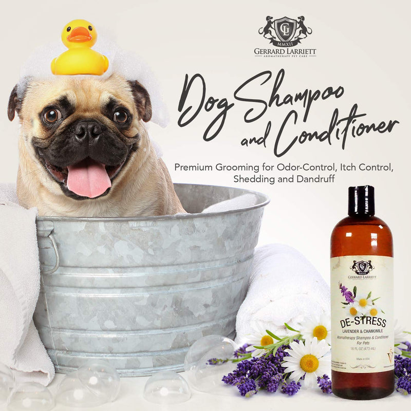 [Australia] - Aromatherapy Shampoo & Conditioner for Pets Dog Shampoo, Medicated Oatmeal Dog Shampoo & Pet Odor Eliminator Lavender & Chamomile 