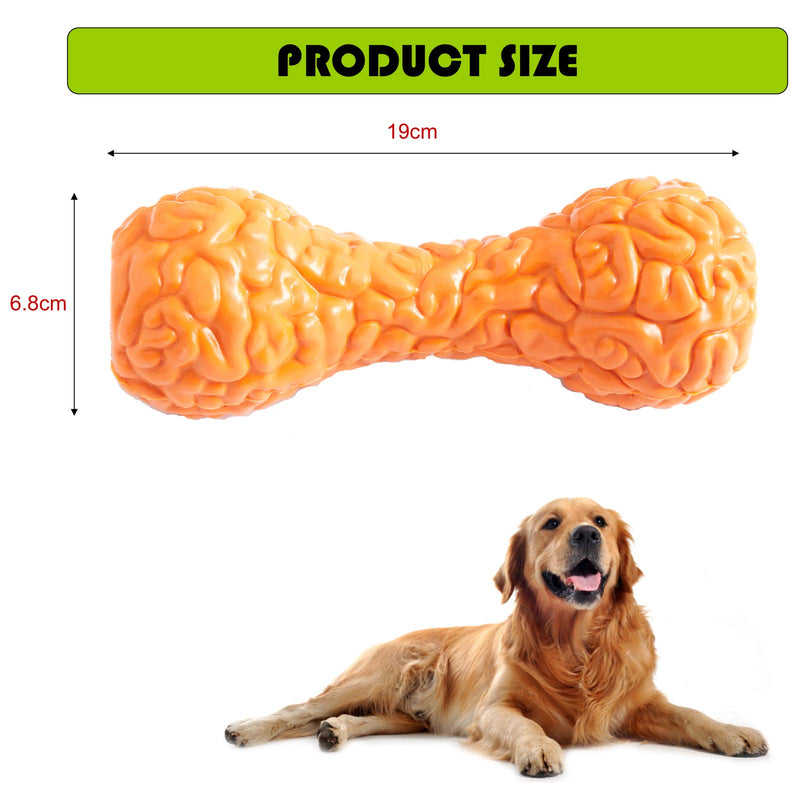 ZIFEIPET Dog Chew Toys for Aggressive Chewers Dog Squeaky Toys Durable Tough Rubber Dog Toys Interactive Teething Chew Toy for Medium to Large Dogs - PawsPlanet Australia