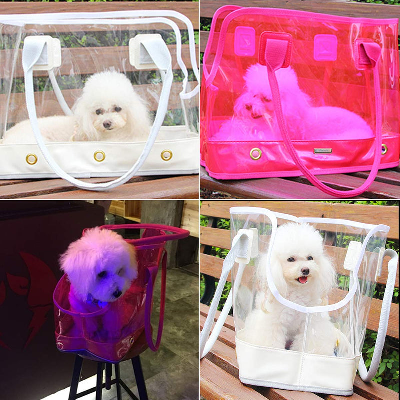 [Australia] - Dog Carrier Purse Pet Travel Bag Cat Portable Handbag, Pet Travel Carrying Handbag, Handbag Pet Tote Bag for Small Dog and Cat，Perfect for Subway, Car, and Bus Travel, Outdoor Travel Walking Hiking Pink 