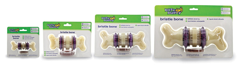 PetSafe Busy Buddy Bristle Bone Dog Chew Toy, M Purple Medium - PawsPlanet Australia