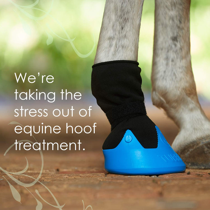TUBBEASE Hoof Soaking Boot - The Ultimate Hoof Treatment for Horses - Essential Horse Care Equine Equipment - Hoof Sock 6.5" (Orange) 6.5"" - PawsPlanet Australia