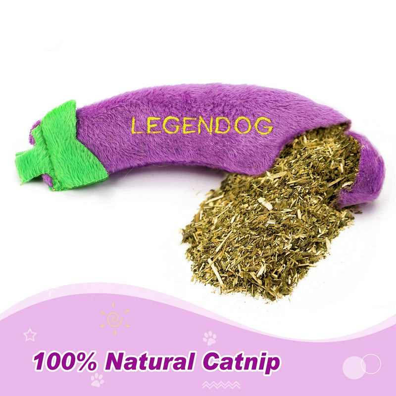 Legendog 4PCS Catnip Toys for Cats, Original 100% Catnip Filled Kitten Toys, Cute Cat Toys Set - PawsPlanet Australia