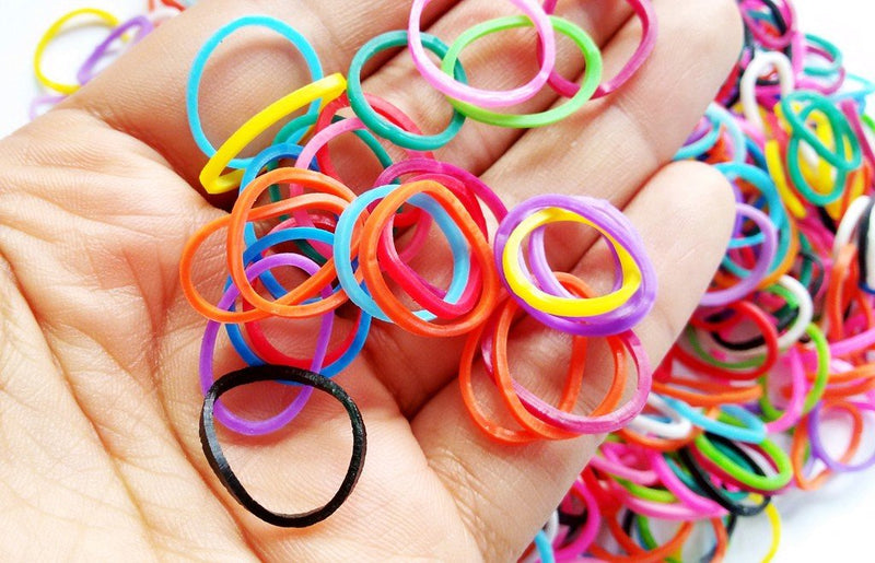 PET SHOW Pet Rubber Bands for Doll Dog Cat Hair Bows Grooming Accessories Pack of 1000 Assorted - PawsPlanet Australia