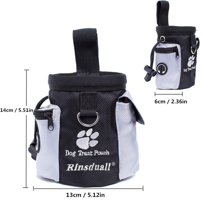 Rinsduall Dog Training Bag Dog Treat Pouch Waist Bag for Carry Pet Toys Snacks Poop Bags Training Dog Treat Pouch Waist Bag - PawsPlanet Australia