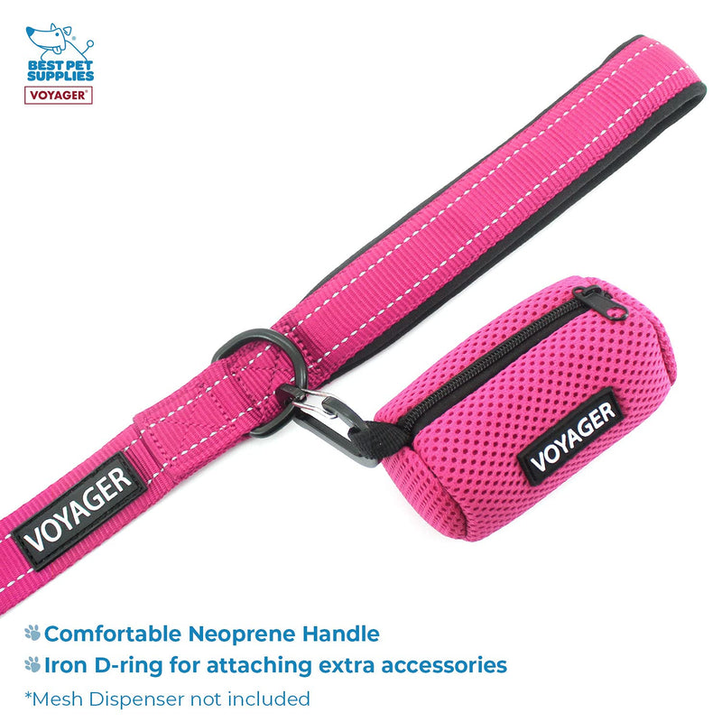 Voyager Step-in Air Dog Harness - All Weather Mesh Step in Vest Harness for Small and Medium Dogs by Best Pet Supplies S (Chest: 14.5 - 17") Pink (Leash Bundle) - PawsPlanet Australia