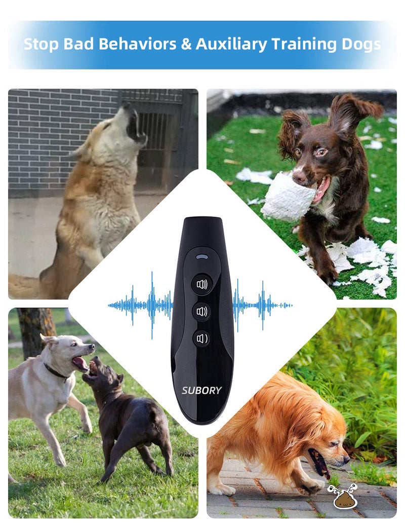 Dog Barking Deterrent Devices, Ultrasonic Barking Control Device, USB Rechargeable 2-in-1 Device with 3 Adjustable Frequency, Unique Keypad Lock, Dog Barking & Training Aid Control Range of 16.4 Ft - PawsPlanet Australia