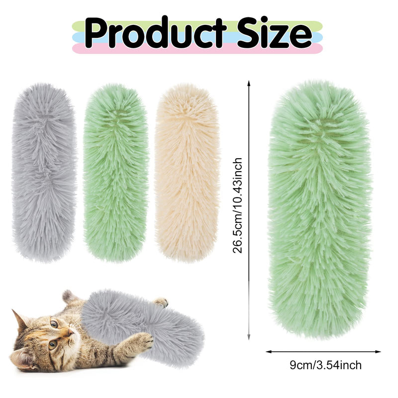Dacitiery Catnip Plush Toy Pack of 3 Catnip Cushions, Cat Kick Toys, Teeth Grinding, Chew Toys, Cat Games for Cats, Interactive Cat Toys for Cats and Kittens - PawsPlanet Australia