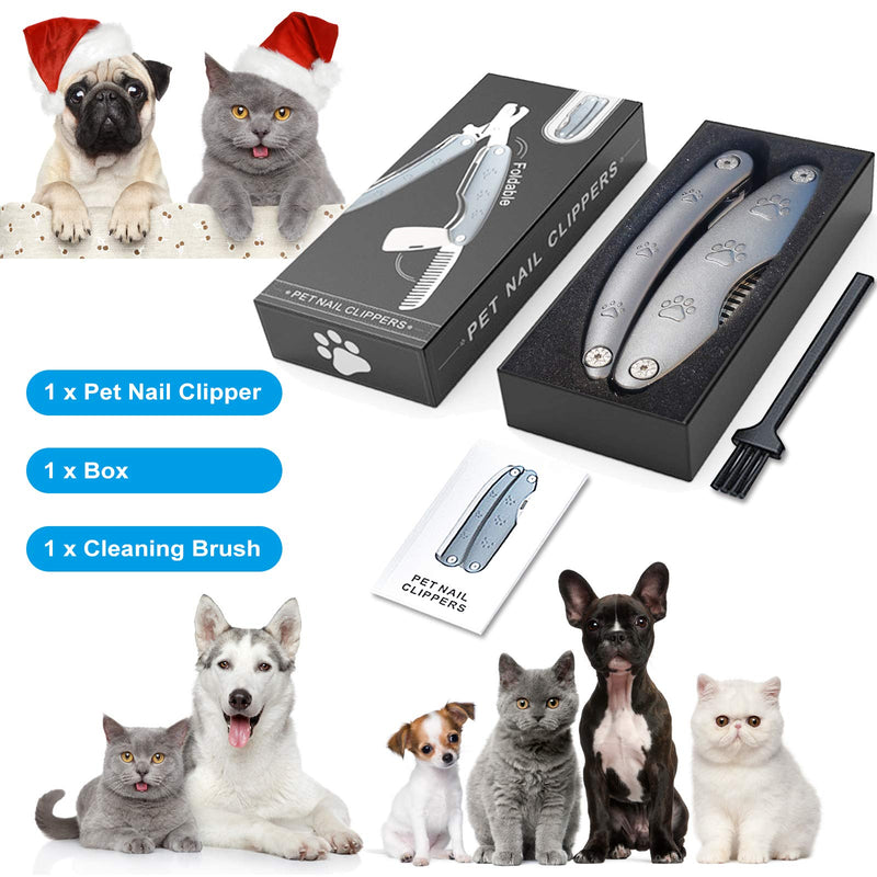 Best Dog Nail Trimmer for Anxious Dogs, Quiet, Sharpest, Smoothest Dog Nail Clippers for X-Large, Small Breeds, Heavy Duty Metal Nail Grinder for All Dogs with Thick Toenail - PawsPlanet Australia