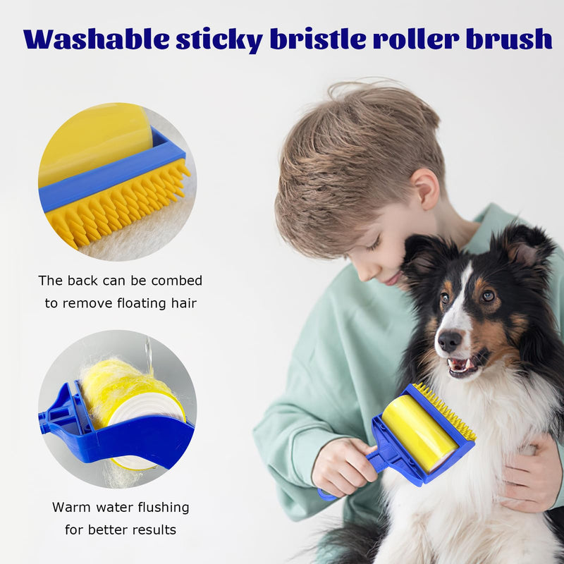 Darryy cat hair remover, lint roller, animal hair, washable, reusable lint rollers for animal hair, lint remover, for removing dog hair, removing dust - PawsPlanet Australia