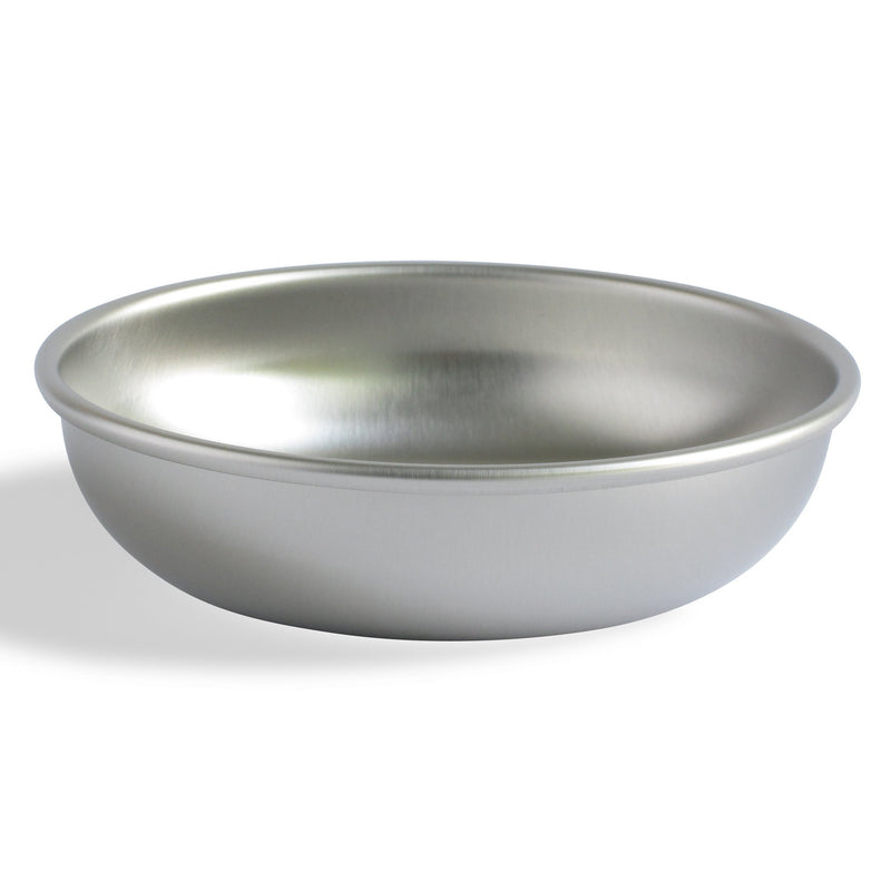 [Australia] - Basis Pet Made in The USA Low Profile Stainless Steel Cat Dish 2-PACK 