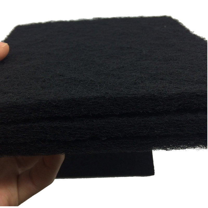 6 Pack Charcoal Cat Litter Box Replacment Filter Hooded Cat Litter Boxes and Pans Carbon Odor Filters, Black - PawsPlanet Australia