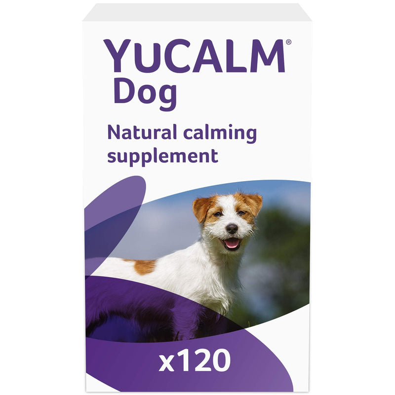 Lintbells | YuCALM Dog | Calming Supplement for Dogs who are Stressed or Nervous | 120 Tablets & YuDIGEST Dog | Probiotics for Dogs with Sensitive Digestion, All Ages and Breeds | 120 Tablets - PawsPlanet Australia
