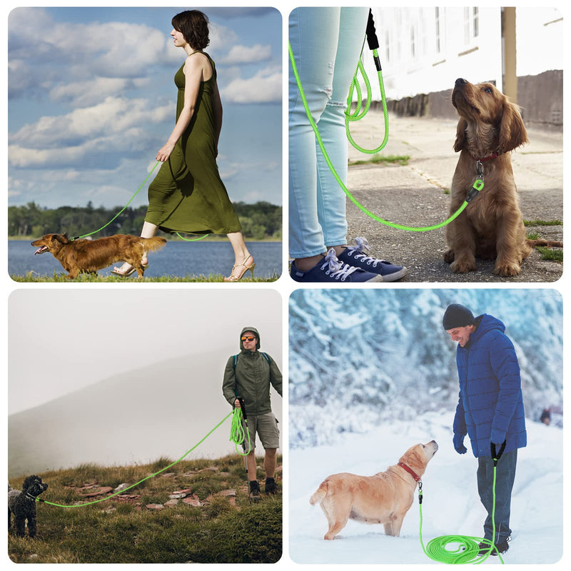 Aystkniet drag leash for dogs 4.5 m nylon dog leash training leash with hand strap lockable and rotating carabiner hook for small, medium and large dogs - PawsPlanet Australia