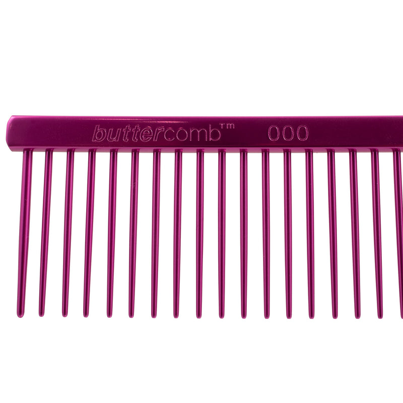 Chris Christensen 000 Comb Brass Fine/Course 7.5" Pink 7.5 Inch Fine/Coarse - PawsPlanet Australia