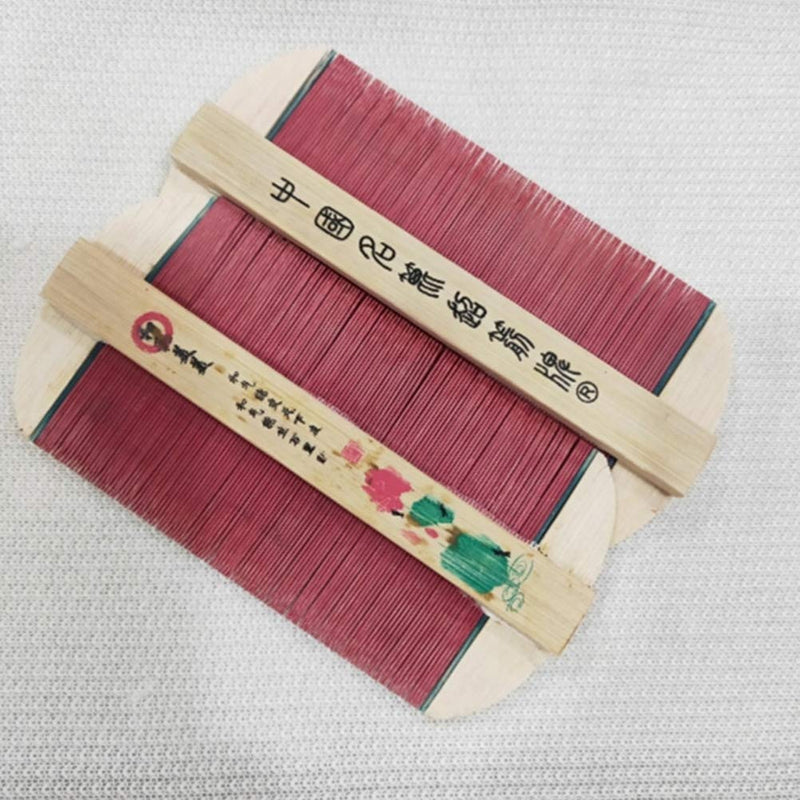 [Australia] - SUPVOX Hair Comb Lice Comb Double Sided Bamboo Removal Dandruff Comb Cat Dog Pet Grooming Fine Tooth Comb 