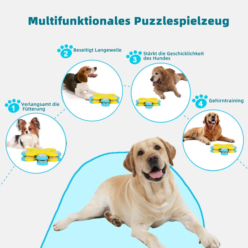 Sulie Tech Dog Toy Intelligence, Dog Toy Indestructible, Food Toy Dogs, Thinking Toy for Small, Medium and Large Dogs, Improve Dog Intelligence, Dog Food Puzzle Feeder - PawsPlanet Australia