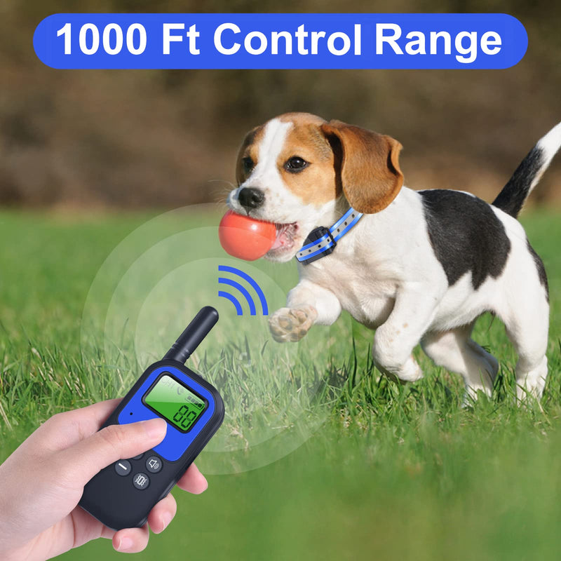 Rechargeable Dog Training Collar, 10 Adjustable Levels Vibration/Beep and Voice Call Modes Anti Barking Collar, for Small Medium Large Training Dogs No Barking - PawsPlanet Australia