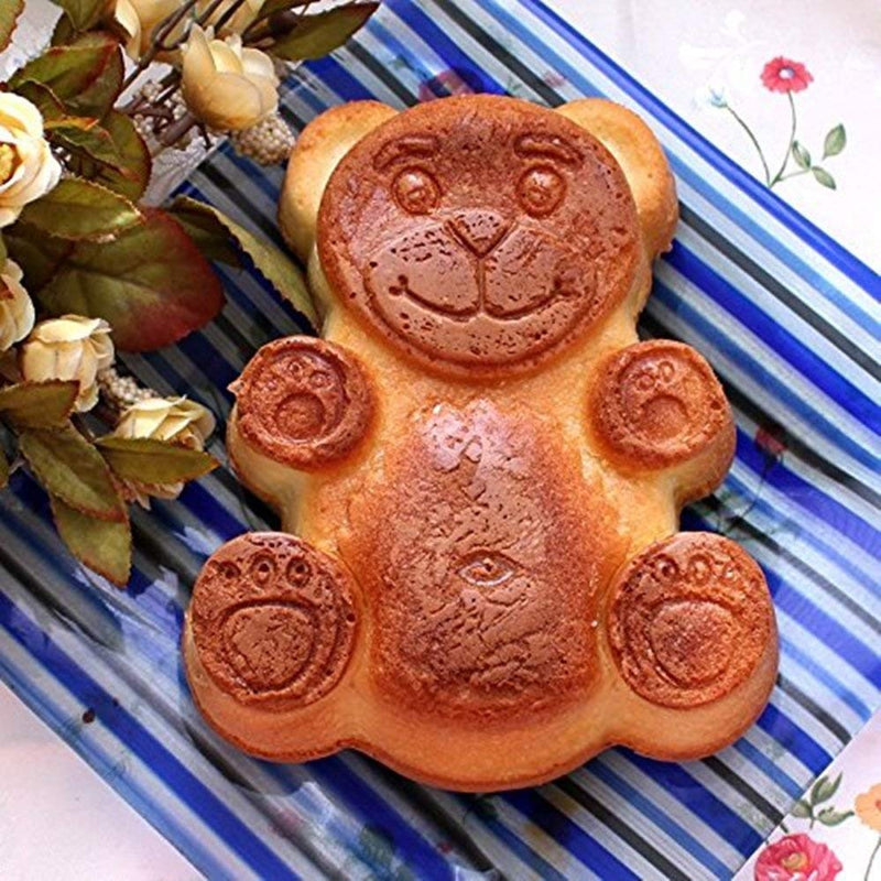 Silicone Bear Cake Pan, Baking Mold Non-stick Silicone Baking Pan Bread Bundt Pan for Cake Decoration - PawsPlanet Australia