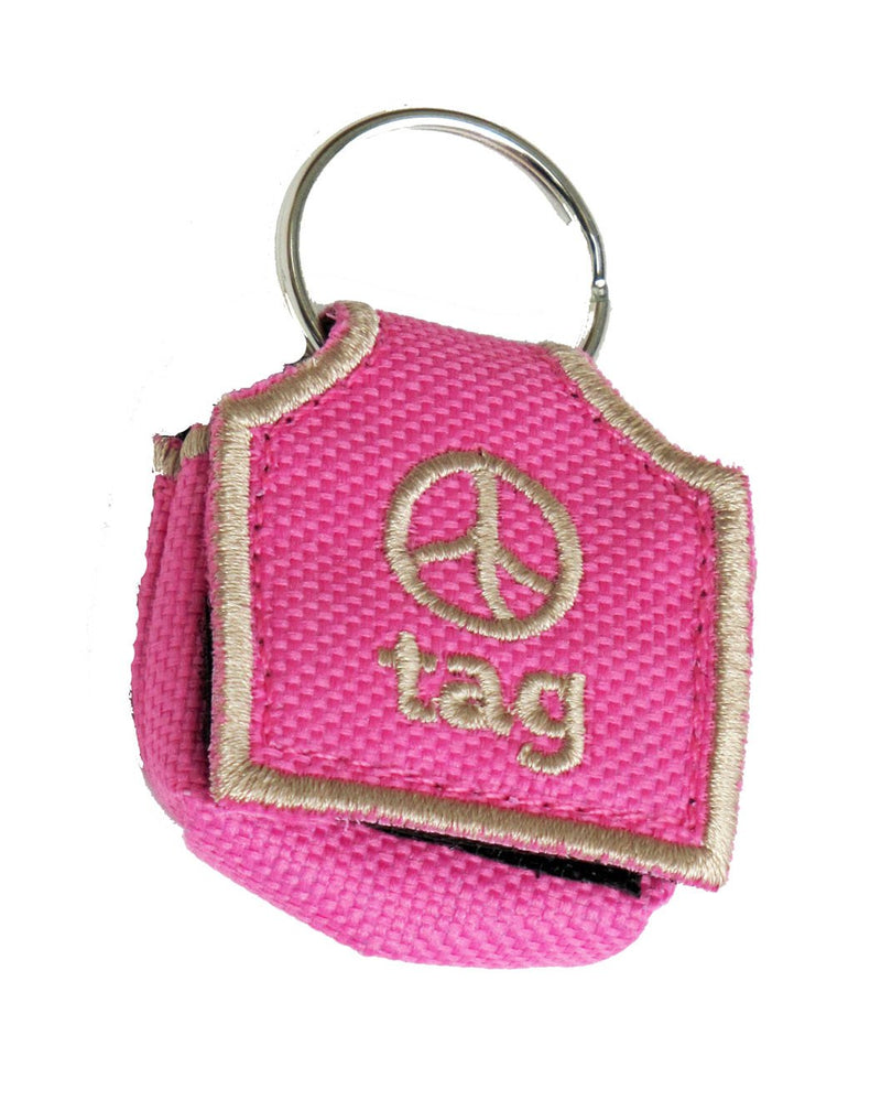 [Australia] - Peace Tag (Pink) Dog/Pet Tag Silencer 