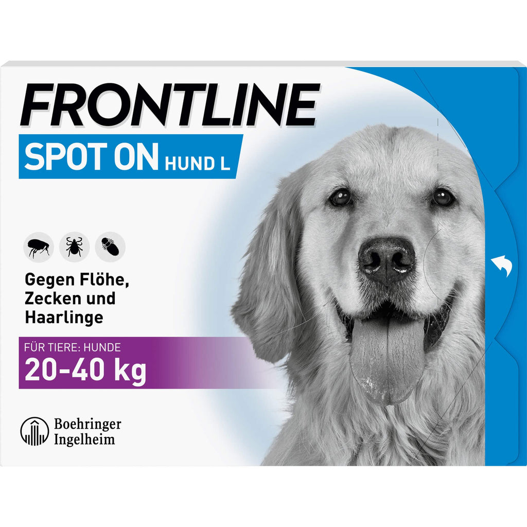 Frontline Spot on H 40 solution for dogs - PawsPlanet Australia