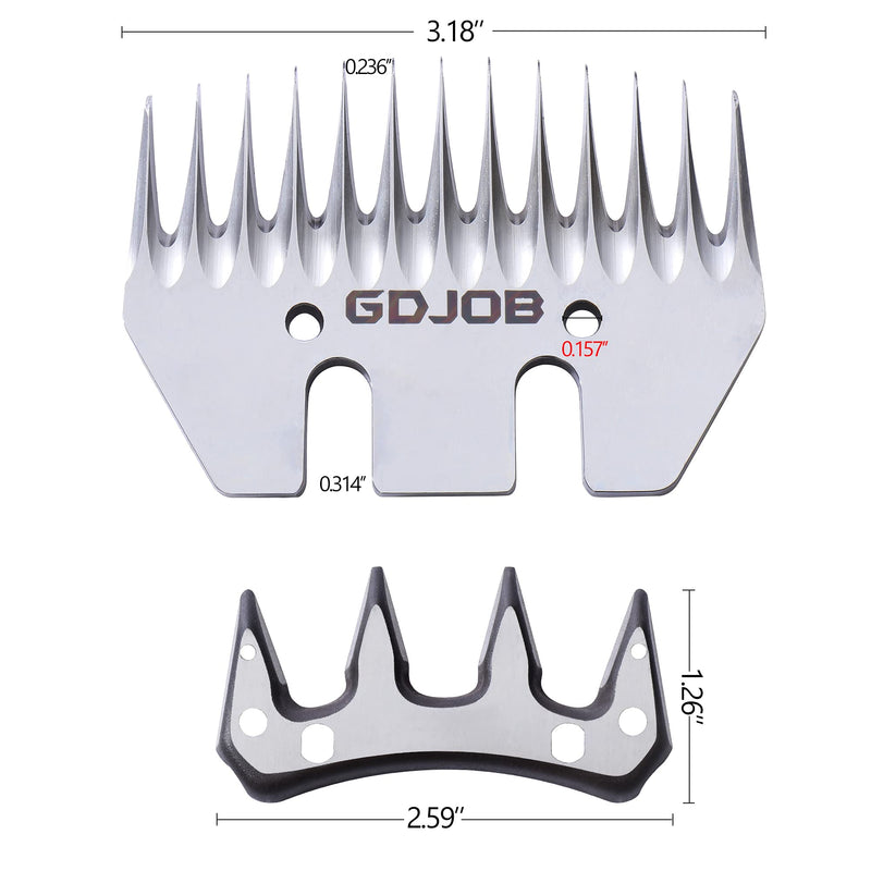 Sheep Shears,500w Professional Sheep Shearing Clippers, Pet Farm Supplies for Shaving Fur Wool in Sheep, Goats, Cattle, Farm Livestock Pet Blade - PawsPlanet Australia