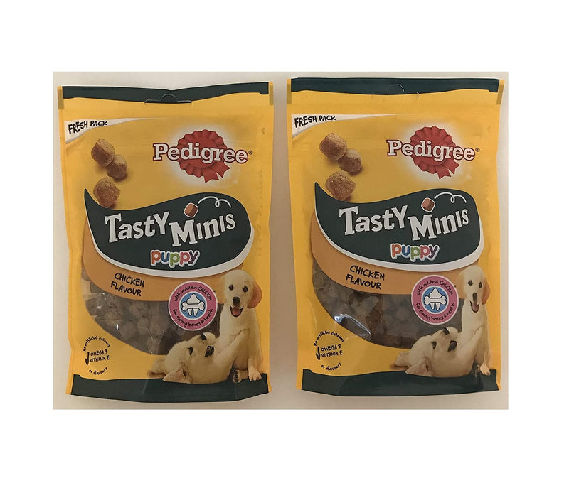 Pedigree Tasty Minis Puppy Chicken Flavour Treats 125g Bundle (2 Pack) - PawsPlanet Australia