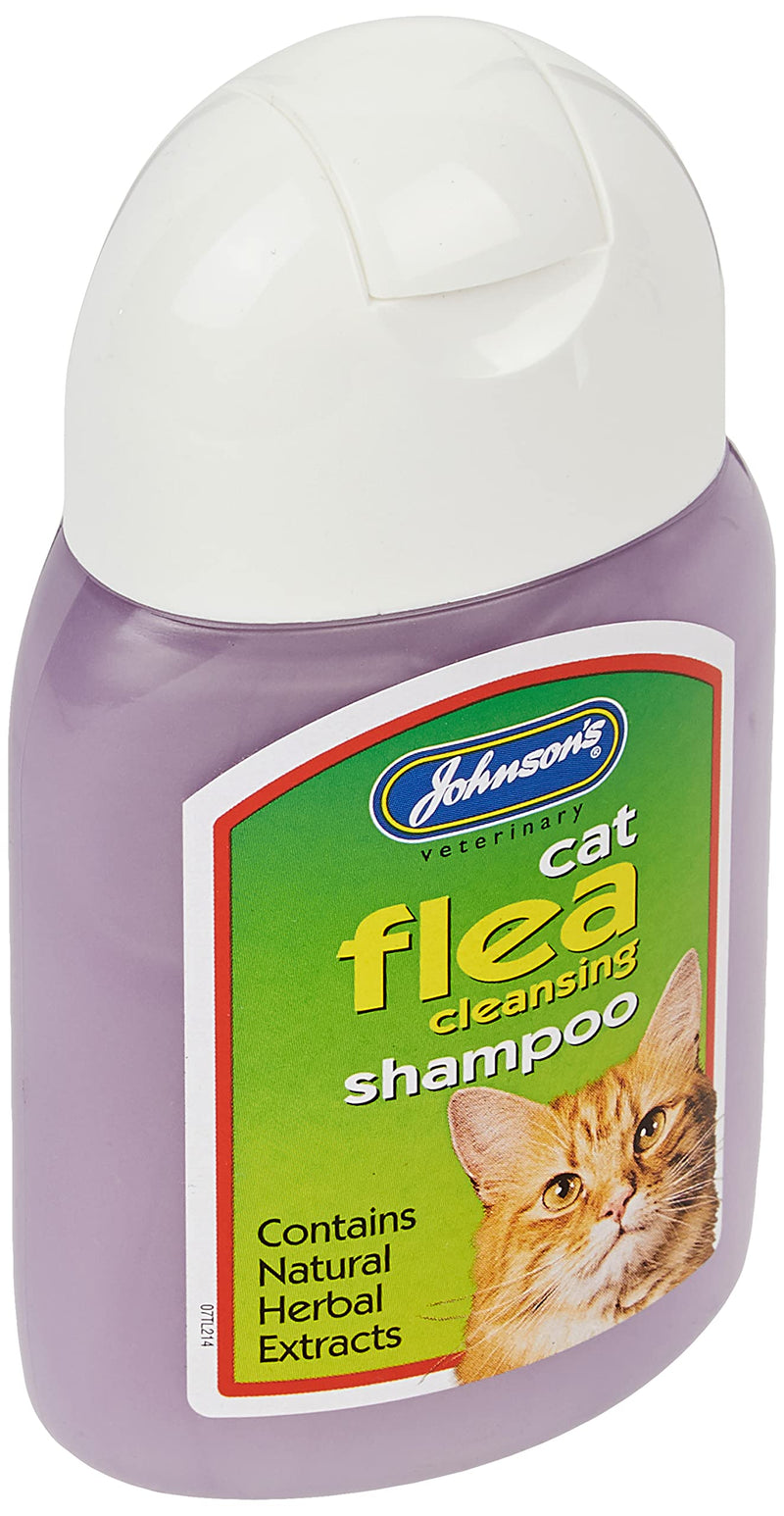 Johnsons 4Fleas Tablets for Cats and Kittens, 6 Treatment Pack & Cat Flea Cleansing Shampoo 125 ml + Cat Cleansing Shampoo - PawsPlanet Australia