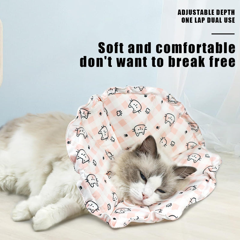 Neck Brace for Cats Soft Neck Brace Cat Collar for Cats After Surgery Neck Brace Cat Soft for After Surgery Prevents Licking Wounds (Size S) - PawsPlanet Australia
