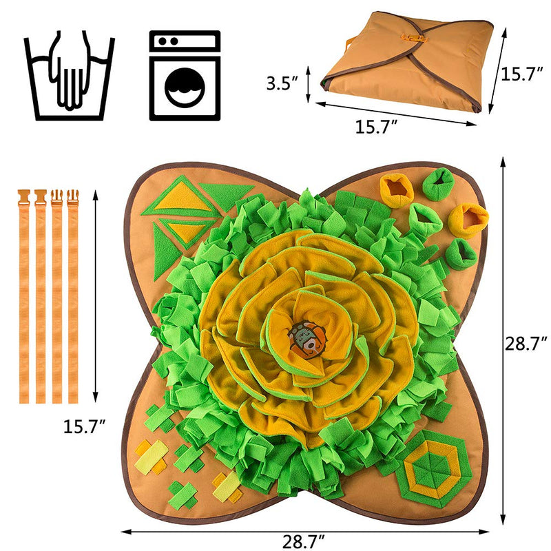 AWOOF Snuffle Mat Pet Dog Feeding Mat, Durable Interactive Dog Toys Encourages Natural Foraging Skills - PawsPlanet Australia