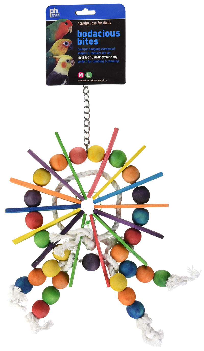 [Australia] - Prevue Pet Products 60957 Bodacious Bites Ferris Wheel Bird Toy, Multicolor 