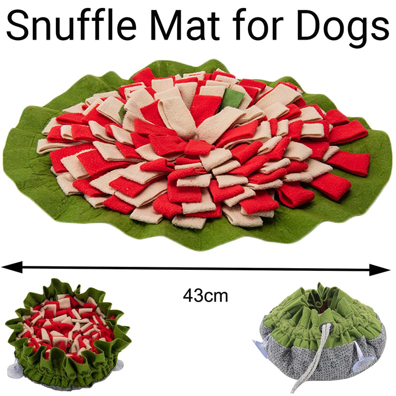 GAUTERF Dog Feeding Mats Cats Food Mat Adjustable Pets Slow Feeding Mats with Non-Slip Bottom pet Interactive Sniffing Pad Red - PawsPlanet Australia