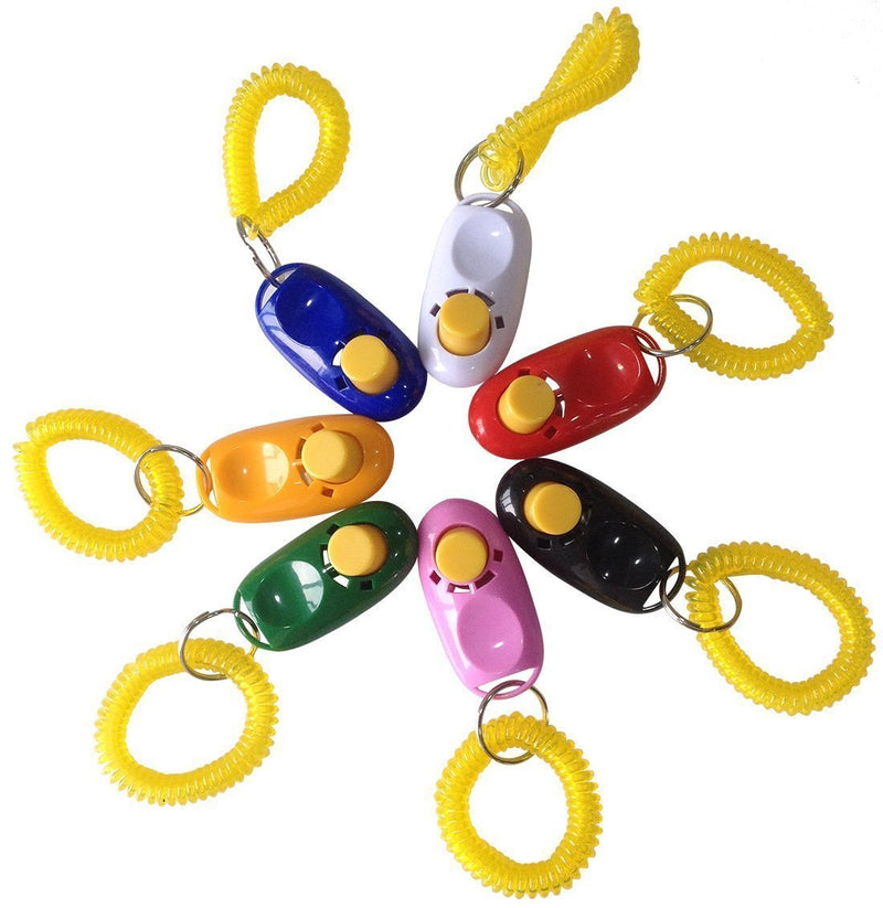 [Australia] - Penta Angel Pet Training Clicker Button Clicker with Wrist Strap, Train Dog, Cat, Horse, Pets for Clicker Training 3 Pack 