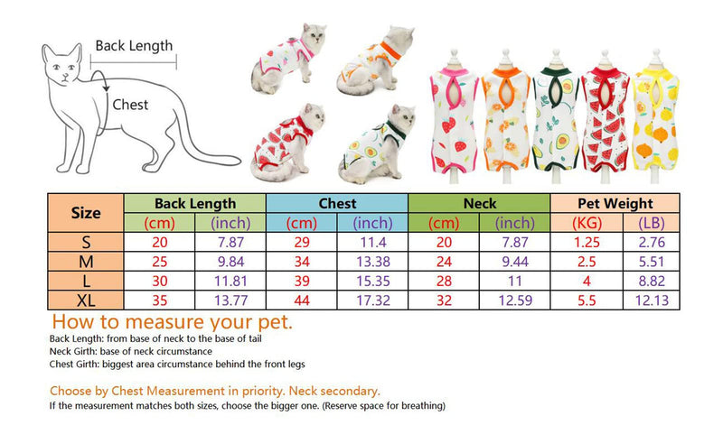 Komate Kitten Professional Surgical Cat Recovery Suit Cat Clothes for Abdominal Wounds Skin Diseases After Surgery E-Collar Alternative Kittens Physiological Clothes Anti Licking (Avocado, S) Avocado - PawsPlanet Australia