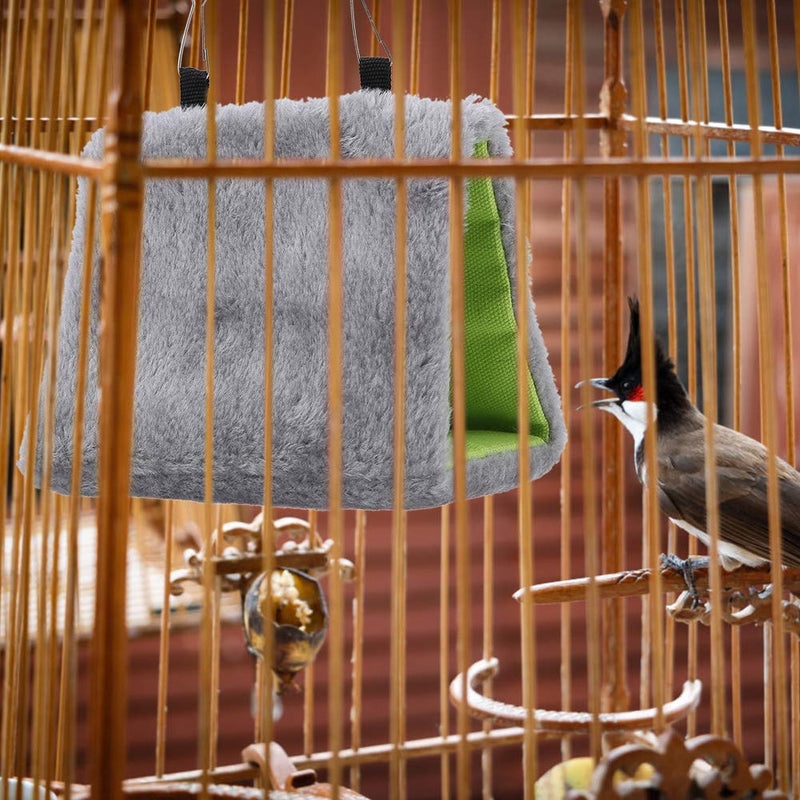 [Australia] - AYNEFY Flannel Bird Nest, Hanging Tent Warm Triangular Pet Cave House for Bird Parrot Hamster Cat Rabbit Squirrel 