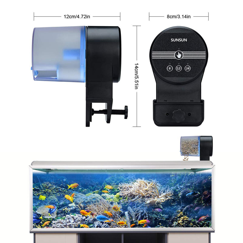 Podazz USB Charger 3 Way Automatic Fish Feeder Timer Turtle Food Fish Tank Biorb Accessories Aquarium Auto Feeder Fish for Marine Aquariums Pond - PawsPlanet Australia