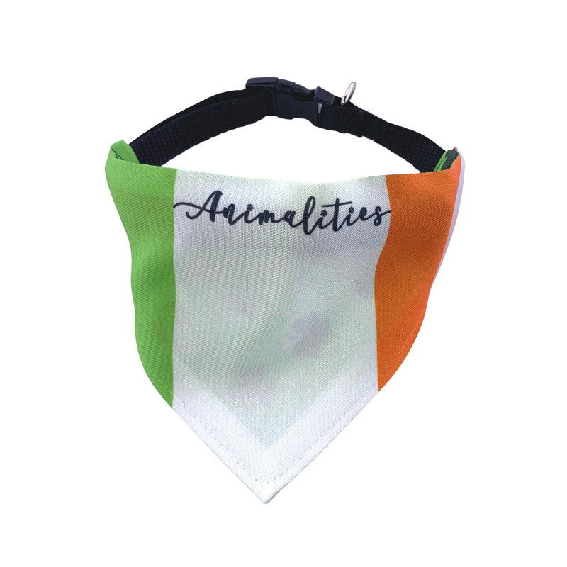 Irish Flag, St Patricks Day, Double Sided Slip-On Pet Bandana for Dogs, Cats and Rabbits Irish Flag M - PawsPlanet Australia